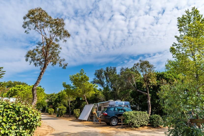 L'allée des Gabians au Camping la Tour Fondue